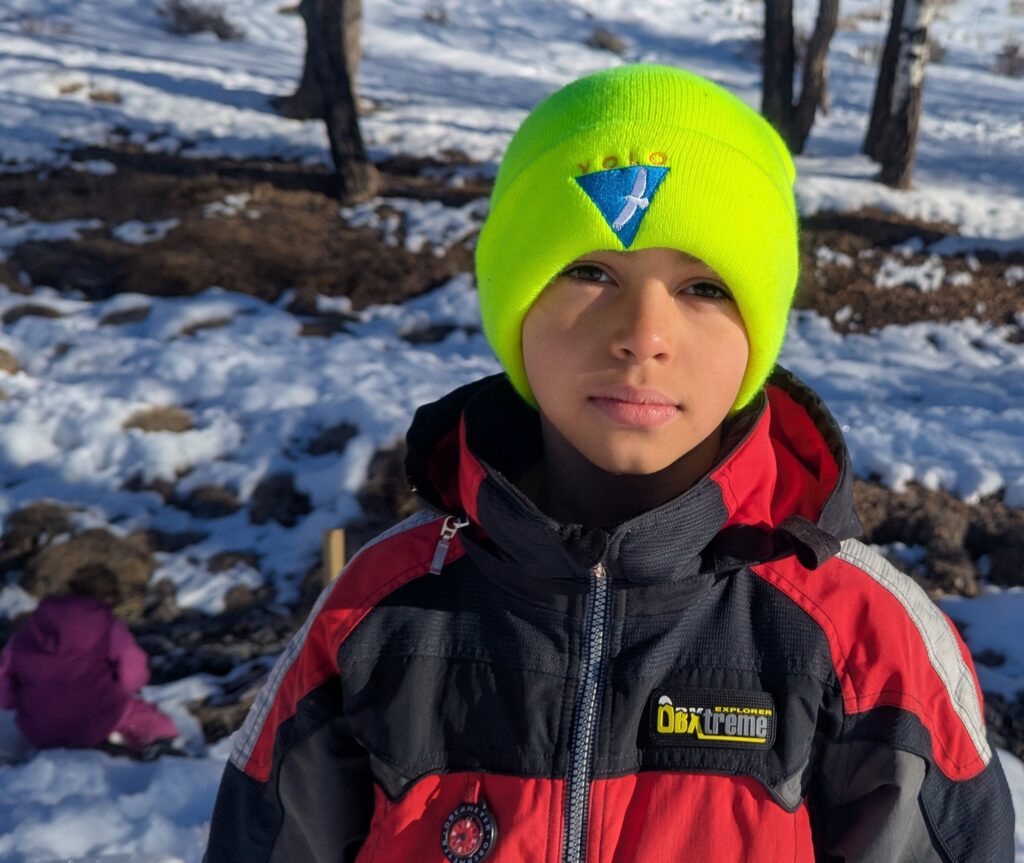 A student at Volo (an alternative to private school near Park City).